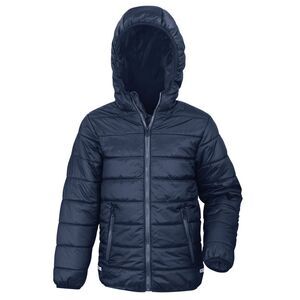 Result Core Childrens/Kids Padded Jacket / Navy Blue